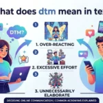 what does dtm mean in text