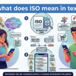 what does iso mean in text