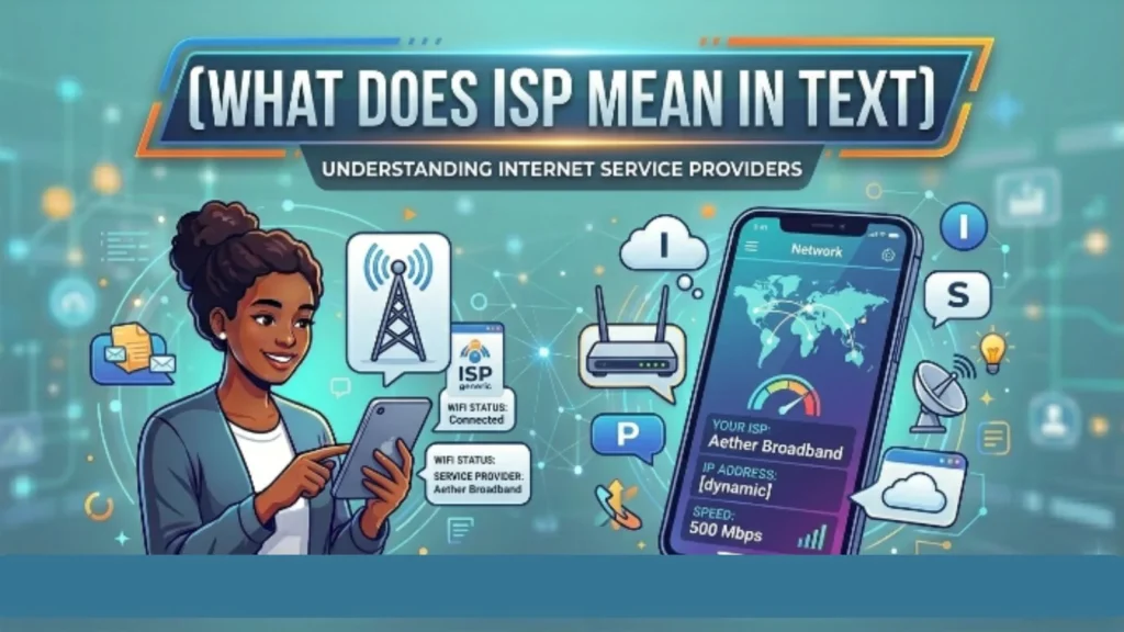 what does isp mean in text