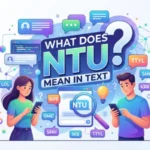 what does ntu mean in text