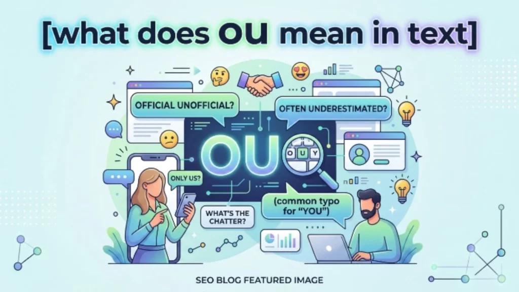 what does ou mean in text