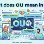 what does ou mean in text