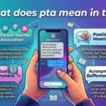 what does pta mean in text