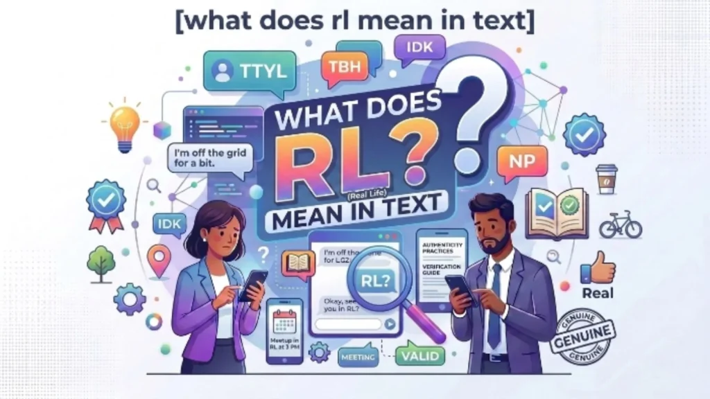 what does rl mean in text