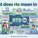 what does rts mean in text