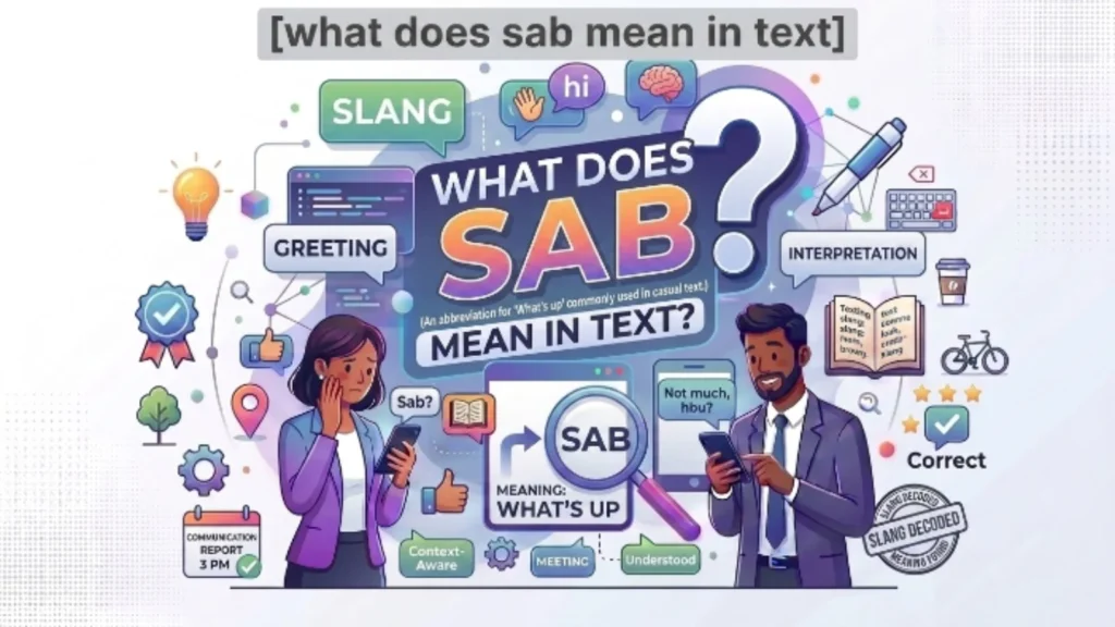 what does sab mean in text