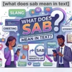 what does sab mean in text