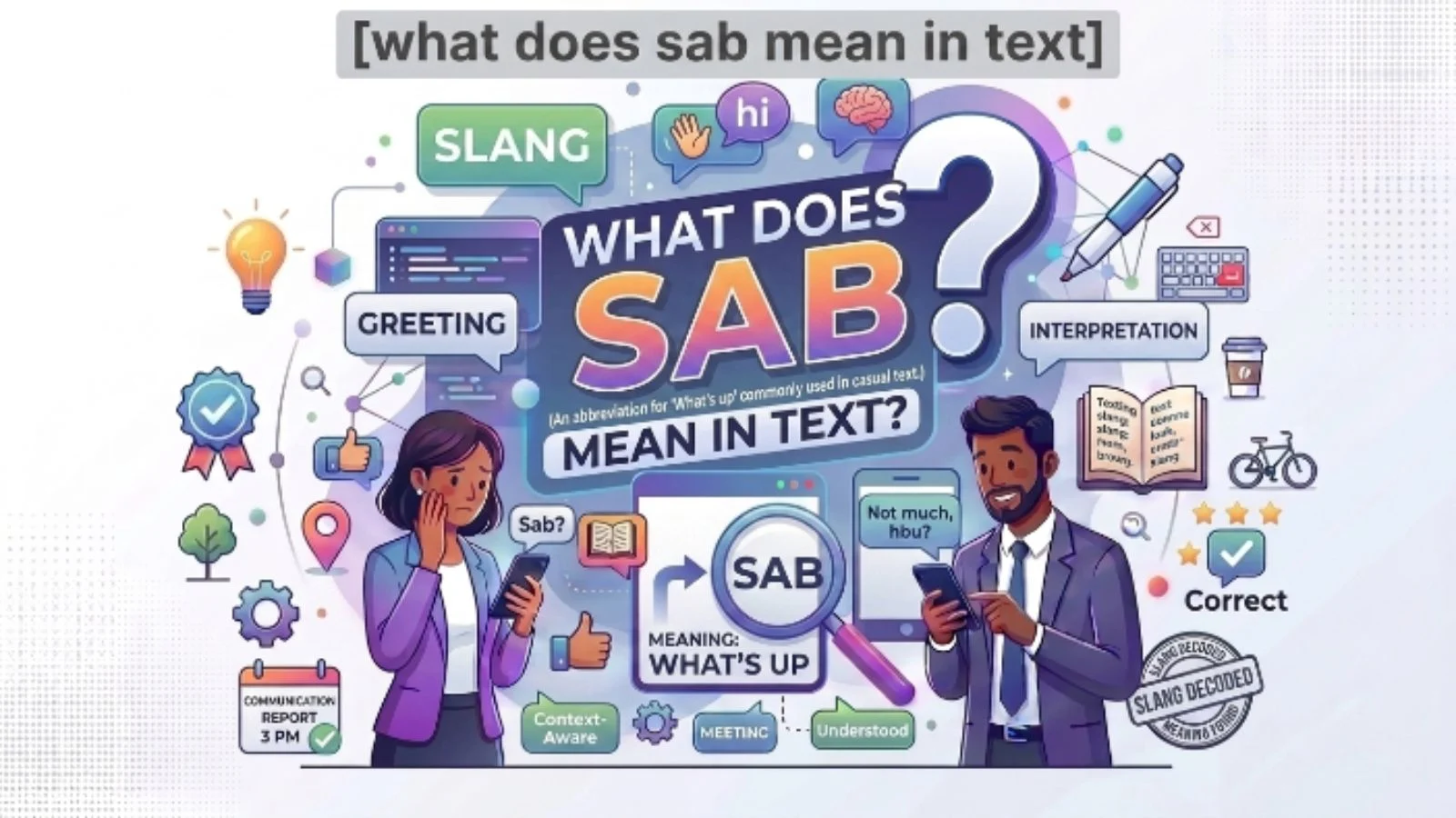 what does sab mean in text