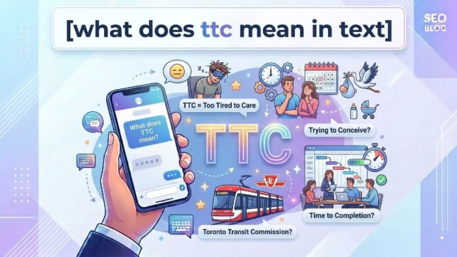 what does ttc mean in text