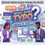 what does typo mean in text