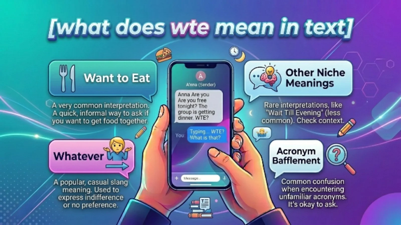 what does wte mean in text