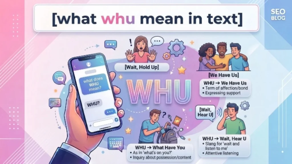 what whu mean in text